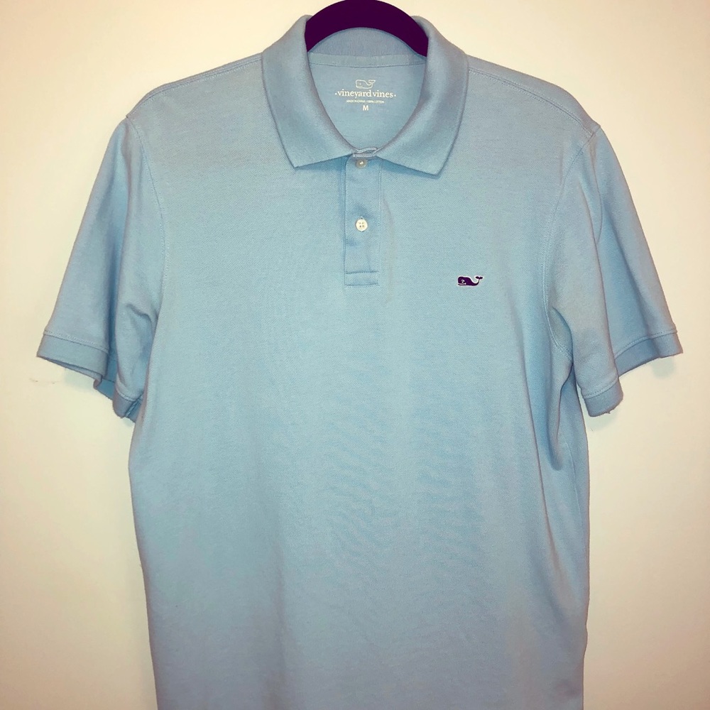 Light Blue Vineyard Vines Polo Shirt